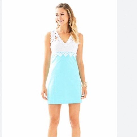 M1 Lilly Pulitzer Sandi Stretch Shift Dress  Size 00‎ - Picture 2 of 5